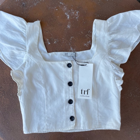 NWT Zara cropped blouse - Picture 4 of 7